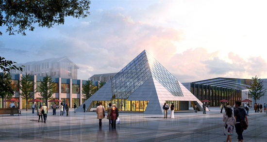 琼海金字塔网架